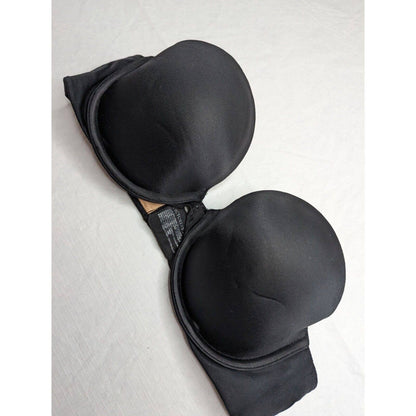 Victorias Secret Womens Sz 34C Multi Way Padded Strapless Bra Black