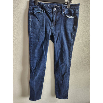 Calvin Klein Womens Sz 8 Dark Wash Skinny Blue Jeans