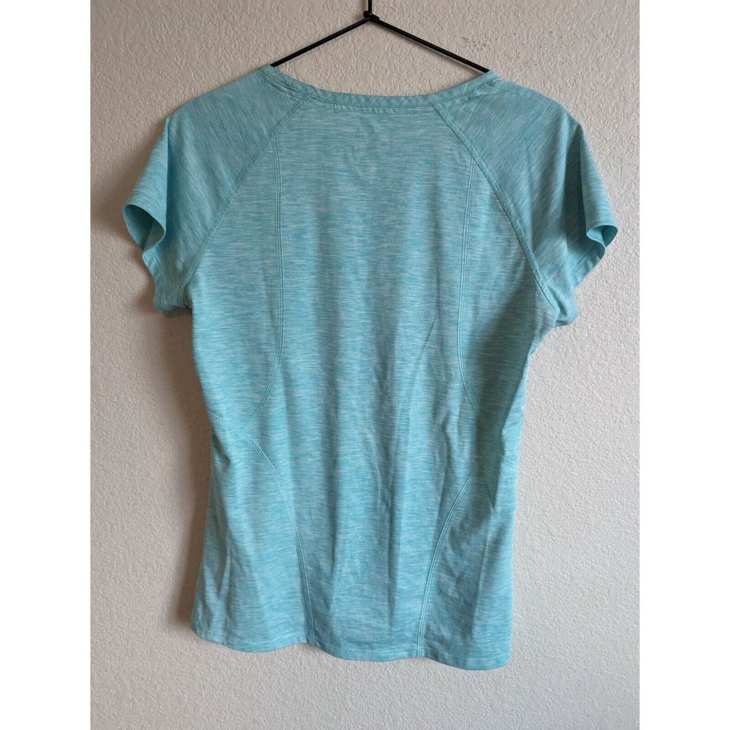 Rugged Exposure Womens Sz M Short Sleeve athletic T Shirt Light Blue