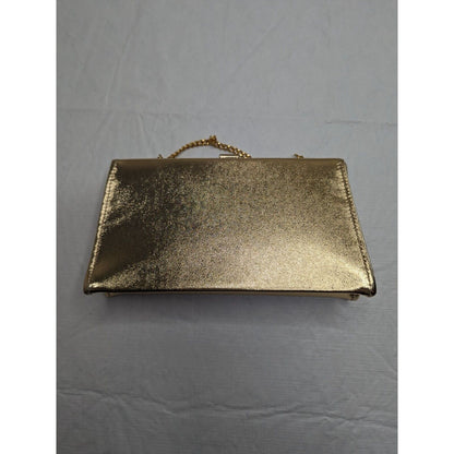 Vintage 1960s Womens Gold Handbag Clutch Chain