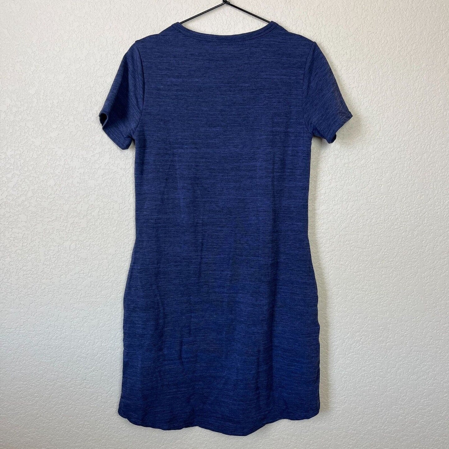 32 Degrees Cool Womens Sz S Short Sleeve Shirt Dress with Pockets Athletic Blue