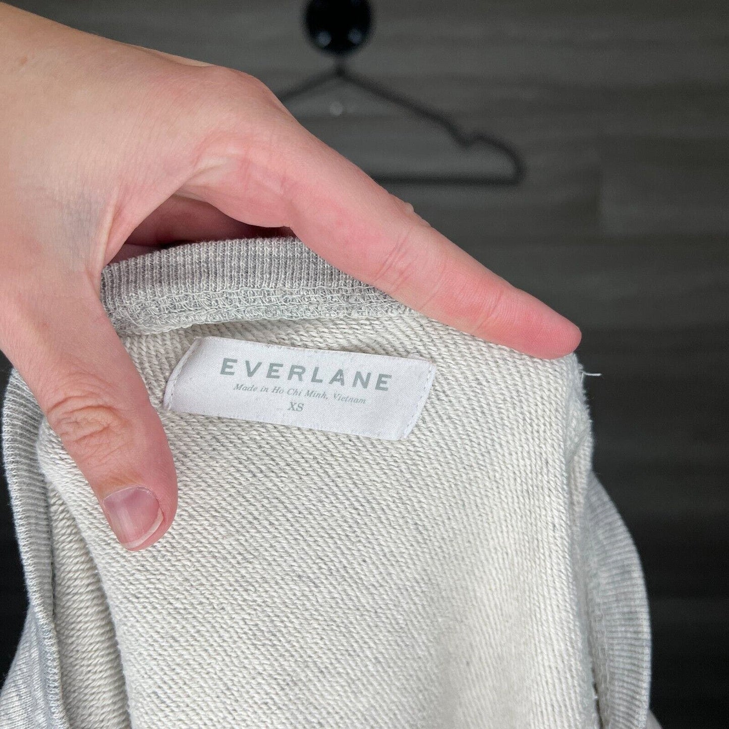 Everlane Heather Gray Crewneck Sweatshirt Womens XS