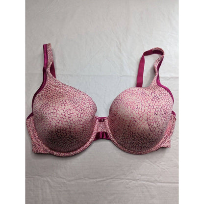 Vintage 1990s Vanity Fair Womens Sz 34DD T Shirt Bra Pink Dots Style 75338