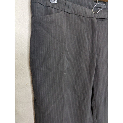 Vintage Y2K The Limited Womens Sz 12 Drew Fit Dress Pants Black Pinstripe