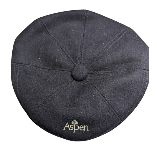 Vintage Century 21 Promotions Aspen CO Blue Wool Cap Hat Ear flaps