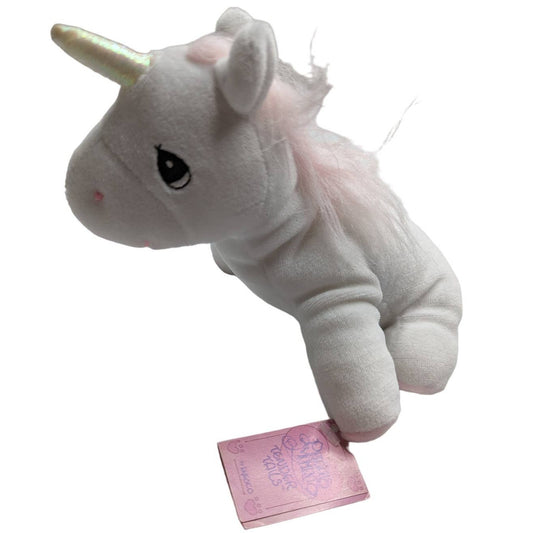 Vintage 1998 Precious Moments Tender Tails Beanie Plush Stuffed Unicorn w/ Tags