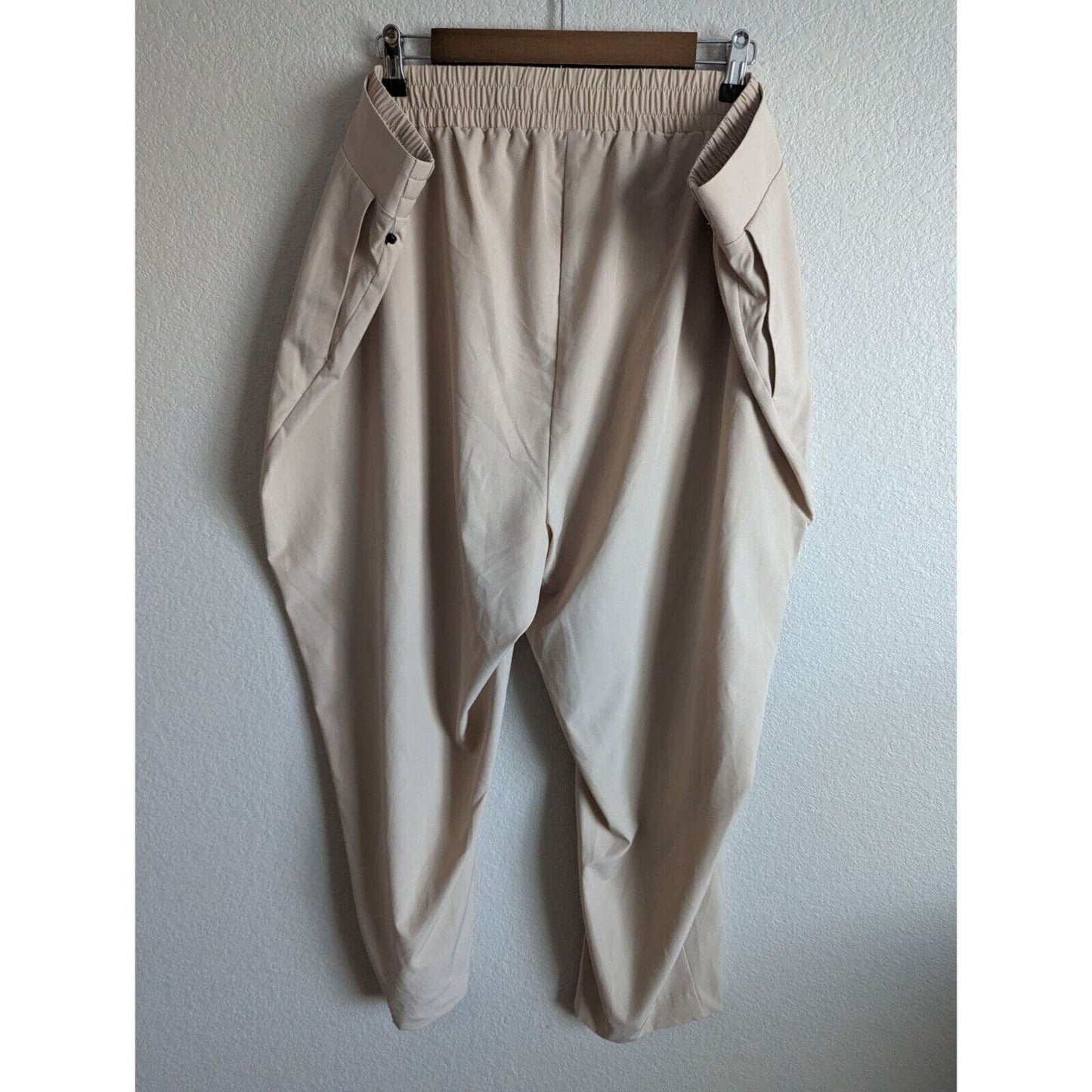 Calvin Klein Womens Sz 2X Light Beige Dress Pants Career Pull On