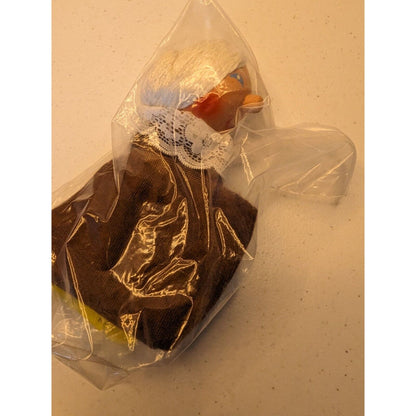 Vintage Dref Wooden hand Puppet Woman Grandmother NEW