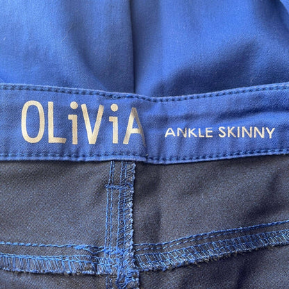 Delias mujeres Sz 0 Olivia Fit Skinny Jeans Kelly Blue