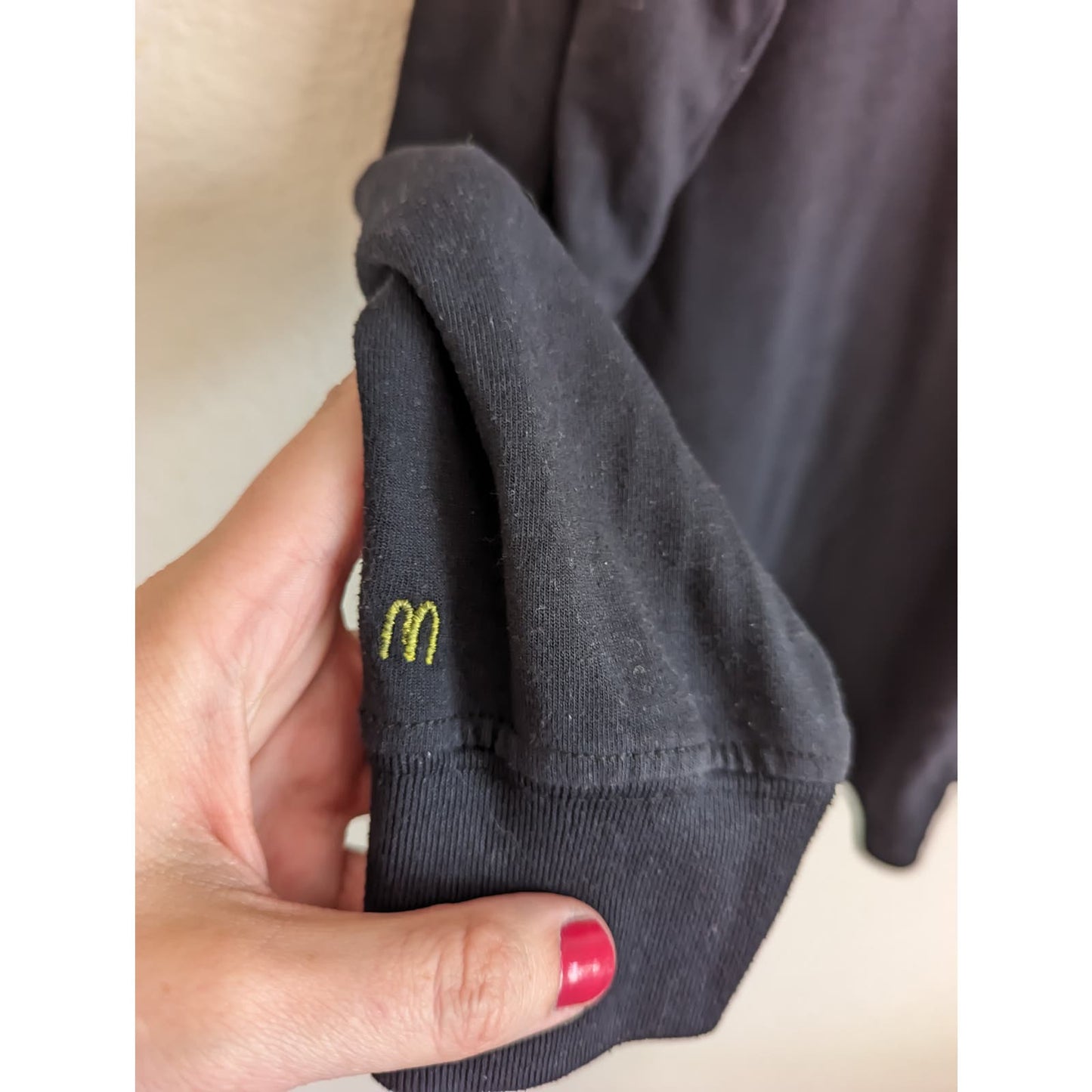 M by Barco Mcdonalds Mens Sz XXL Long Sleeve T Shirt Black