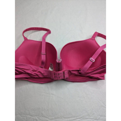 Fredericks of Hollywood Womens Sz 36D Dark Pink T Shirt Bra