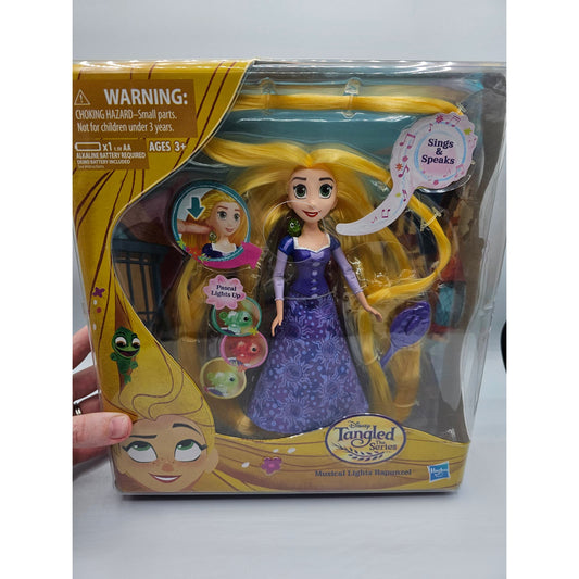 Disney’s Tangled The Series Musical Lights Rapunzel, Hasbro, 3+ Sings speaks