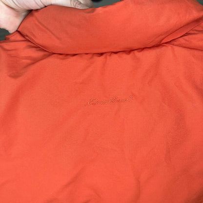 Eddie Bauer Goose Down Zip Puffer Vest Blue/Red Mens Size Medium Reversible