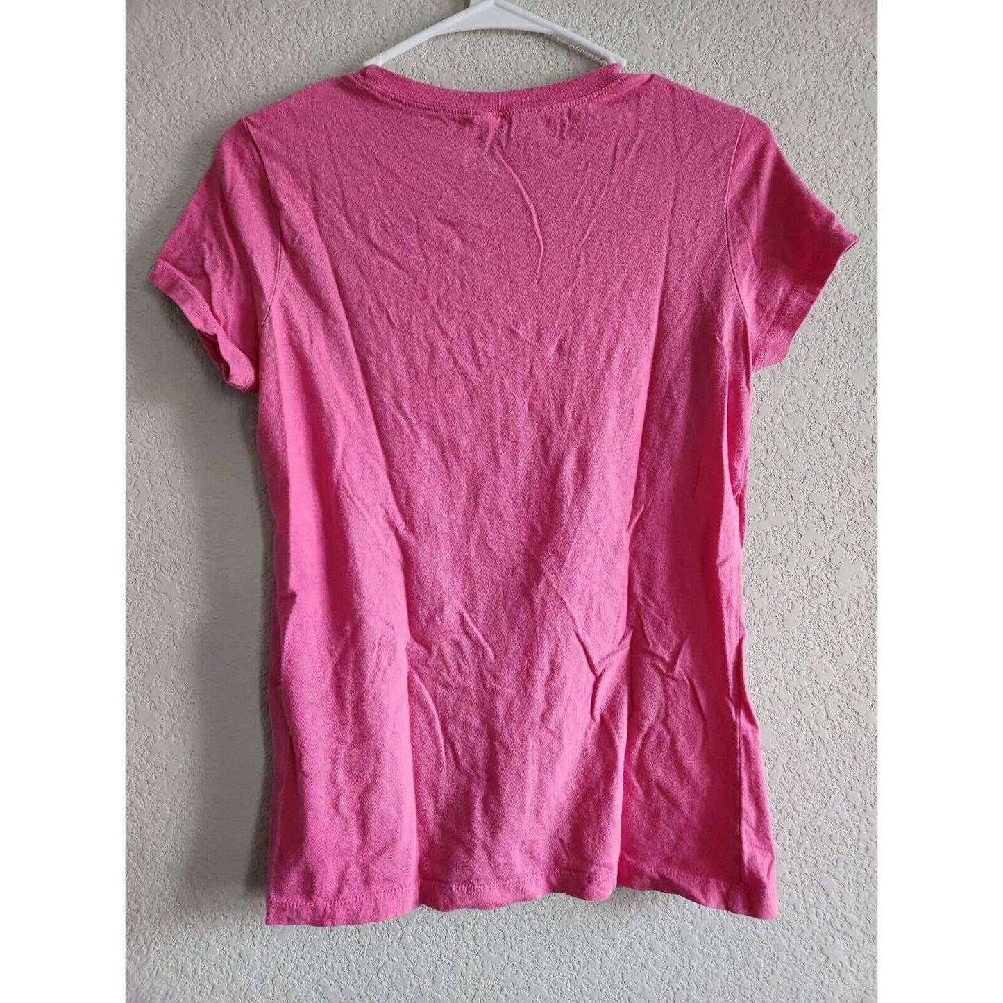 Hollywood California Womens Sz M Short Sleeve Pink T Shirt Bella Vintage