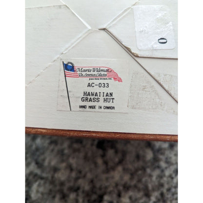 David Winter John Hine American Collection Hawaiian Grass Hut NEW