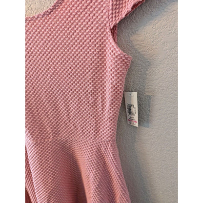 No Boundaries Juniors Sz M A Line Keyhole Back Dress Light Pink NEW