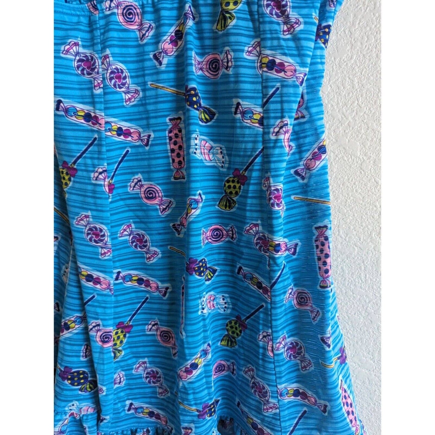 Victorias Secret Camisón Talla M Para Mujer Correa De Espagueti Con Estampado De Caramelo Azul