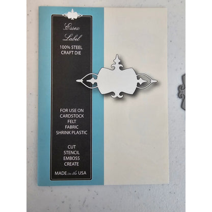 Memory Box Essex Label Steel Craft Die Style 98207