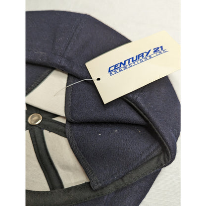 Vintage Century 21 Promotions Aspen CO Blue Wool Cap Hat Ear flaps