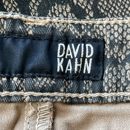 David Kahn Womens Sz 29 "Venom" Snake Print Jeans Straight Leg Y2K