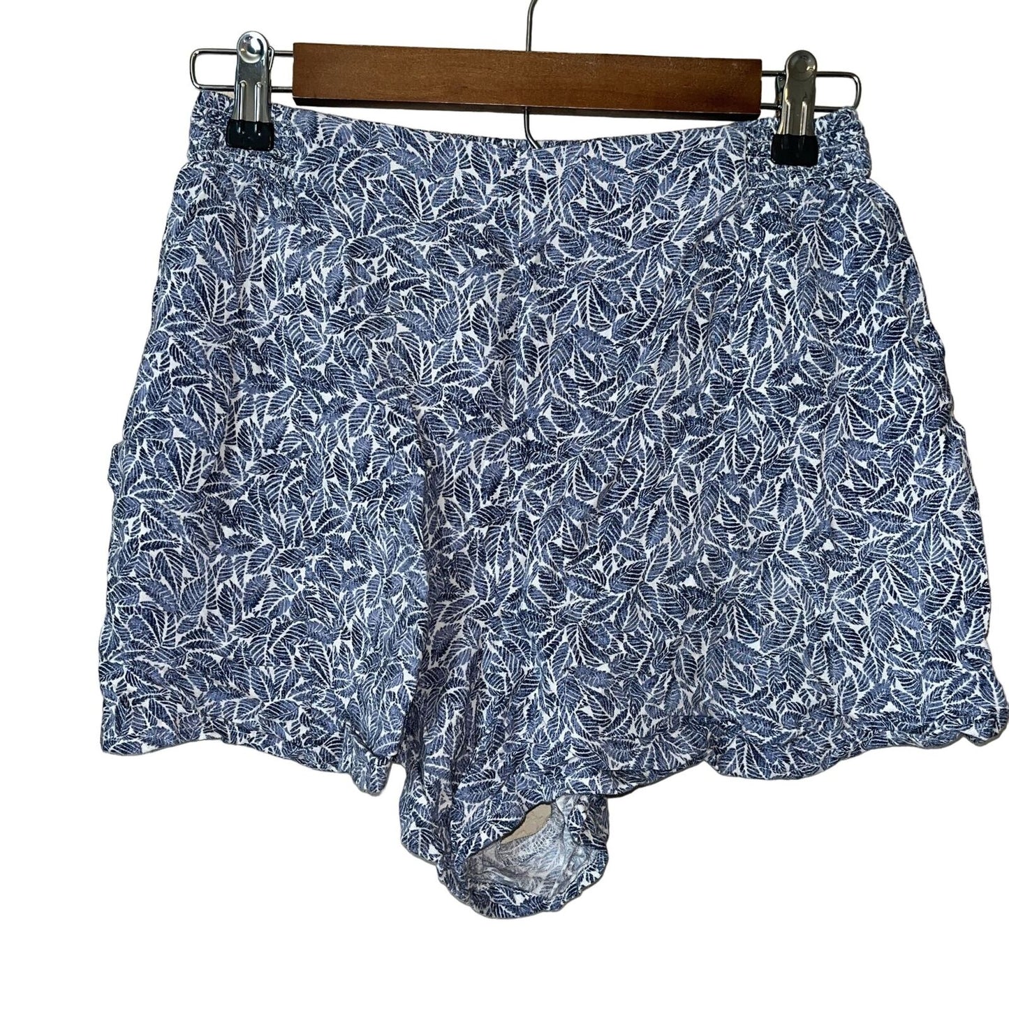 Hollister Juniors Sz M High Waist Slouchy Shorts Blue