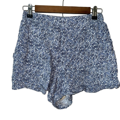 Hollister Juniors Sz M High Waist Slouchy Shorts Blue