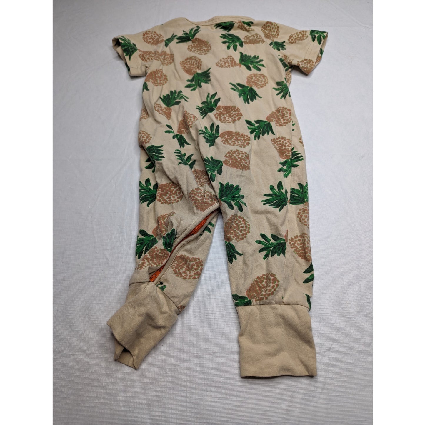 Kids Tales Baby Unisex Sz 12M One Piece Outfit Pineapple Print Zip Up