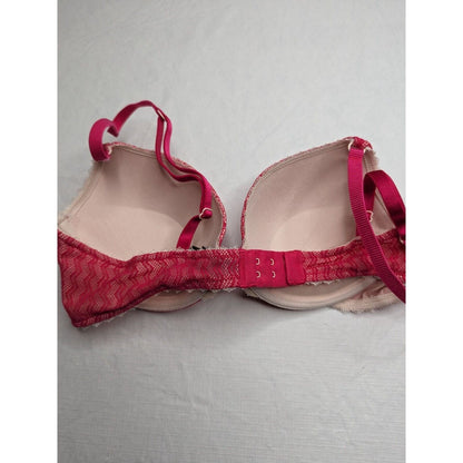 Elle Macpherson The Body Womens Sz 36B Padded Push Up Bra Pink