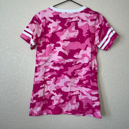 American Crown Womens Sz M Short Sleeve T Shirt Breast Cancer Awareness