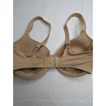 Bali mujer Sz 34DD camiseta beige oscuro sujetador ligeramente forrado estilo 3197