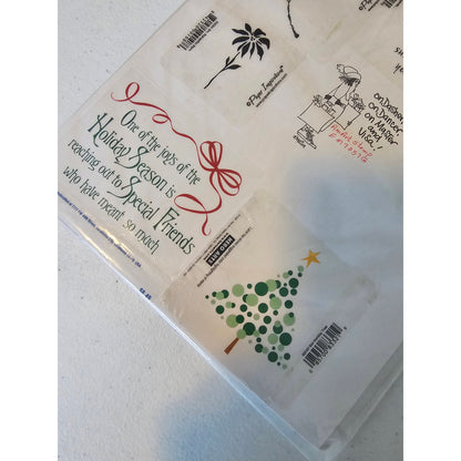 Lot of Unmounted Rubber Stamps Paper Inspirations Hero Arts Christmas Season