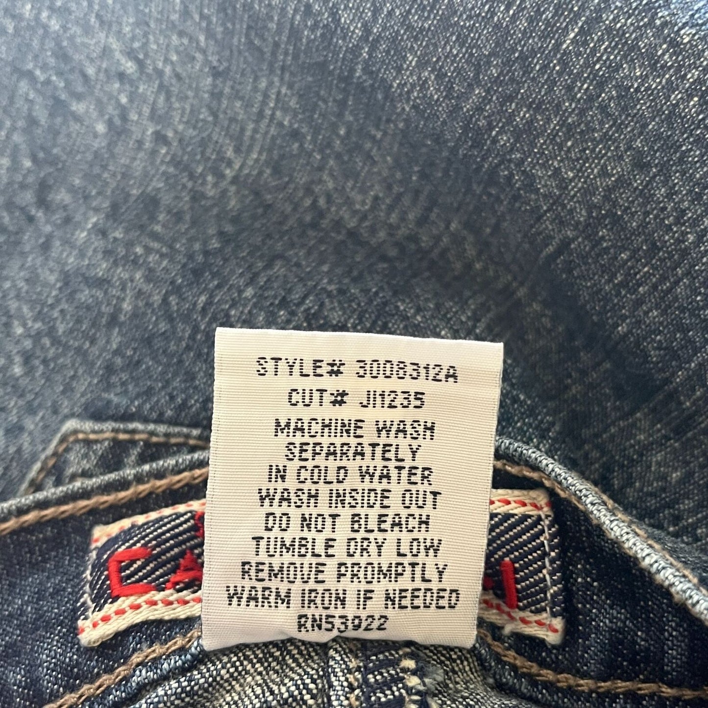 Vintage Cavaricci Juniors Sz 7 Mini Skirt Blue Jean Denim Y2K