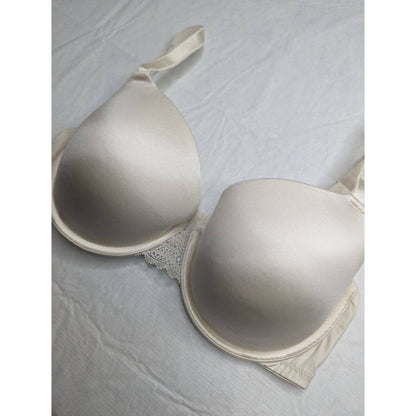 Auden Womens Sz 36DD Ivory T Shirt Bra Lightly Lined