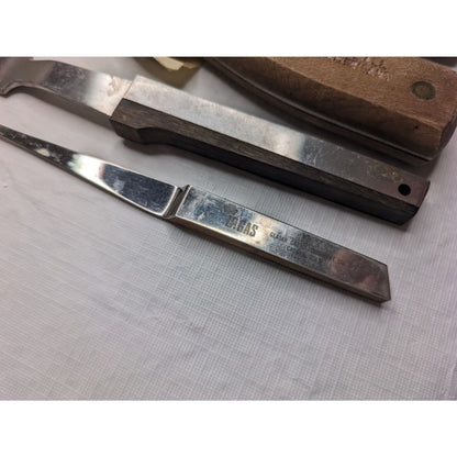 Lot of 15 Vintage Kitchen Knives Royal Saber Hollow Ground Regent Sherwood