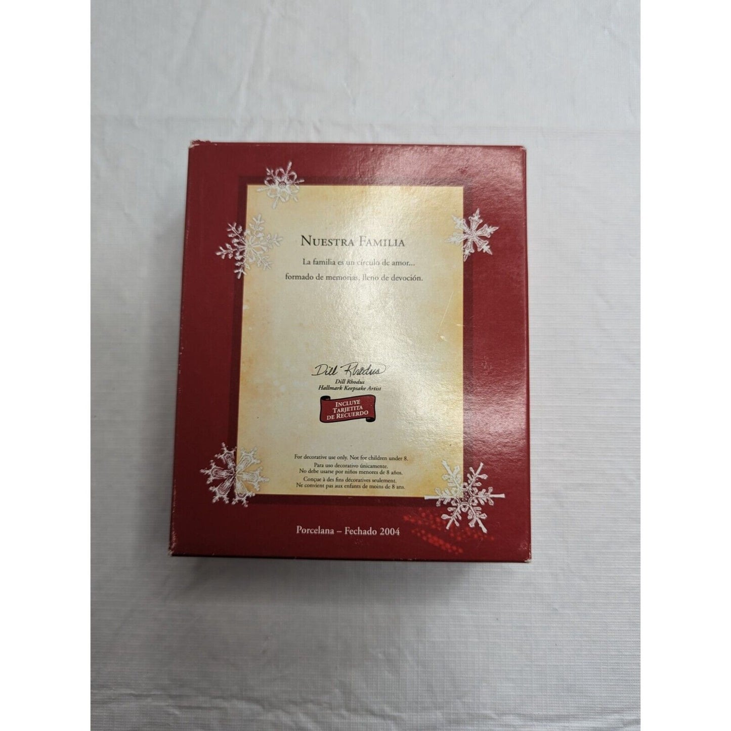 Hallmark Keepsake Christmas Ornament Nuestra Familia 2004 Photo Frame