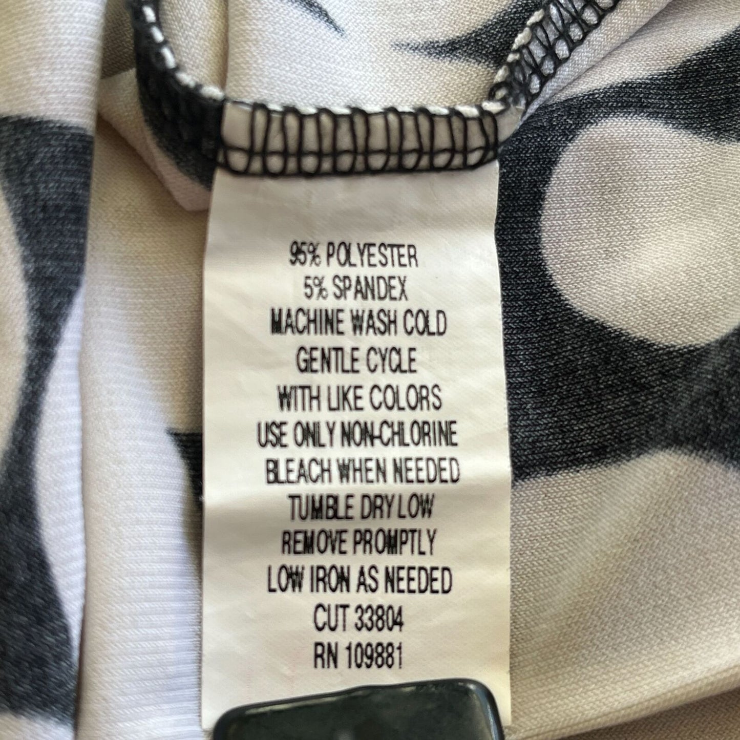 Sunny Leigh Womens Sz M Short Sleeve Midi Dress Black White Dots