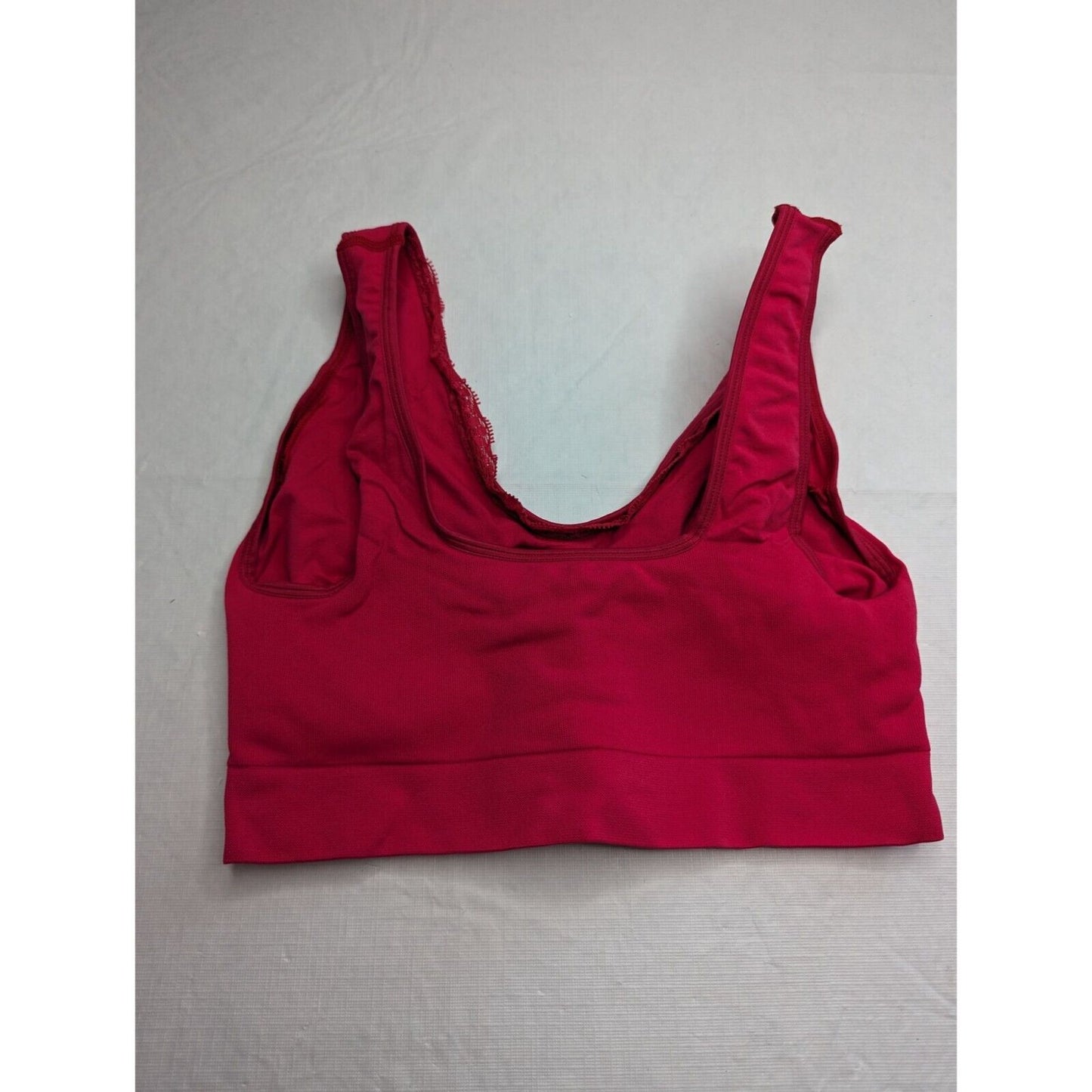 Rhonda Shear Womens Sz L Red Minimizer Sports Bra