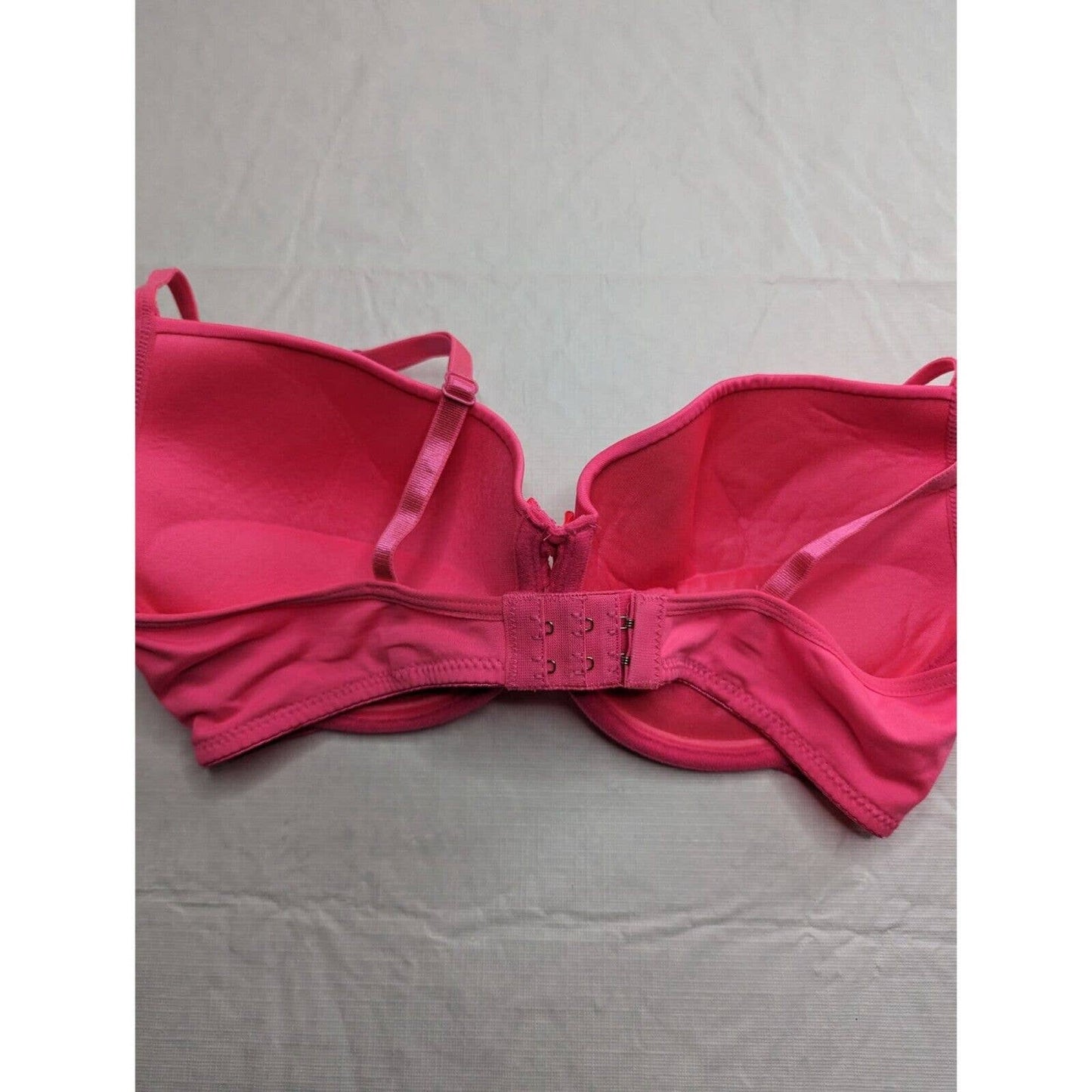 Mix & Co Womens Sz 36C Classic T Shirt Bra Bright Pink