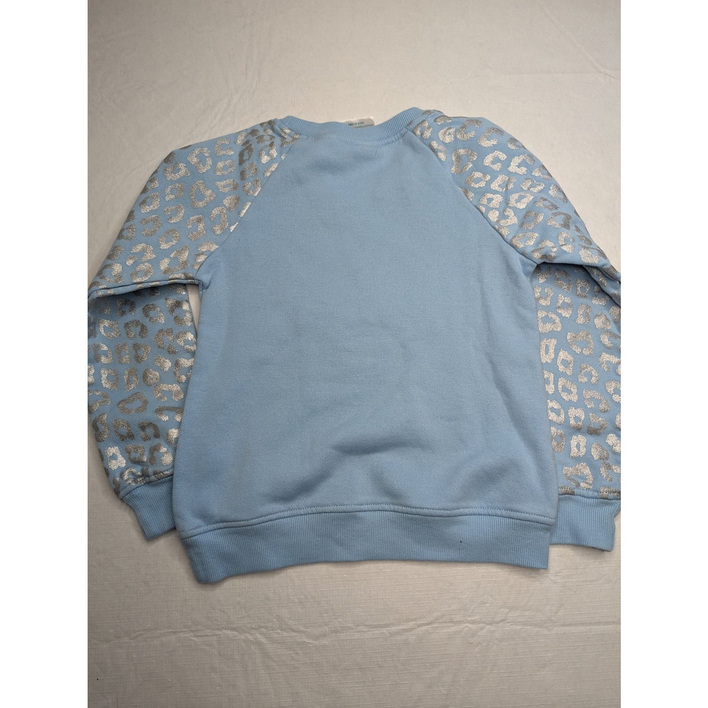 Extremely Me Girls Sz S (5/6) Pullover Sweatshirt Blue farm Girl Embroidered