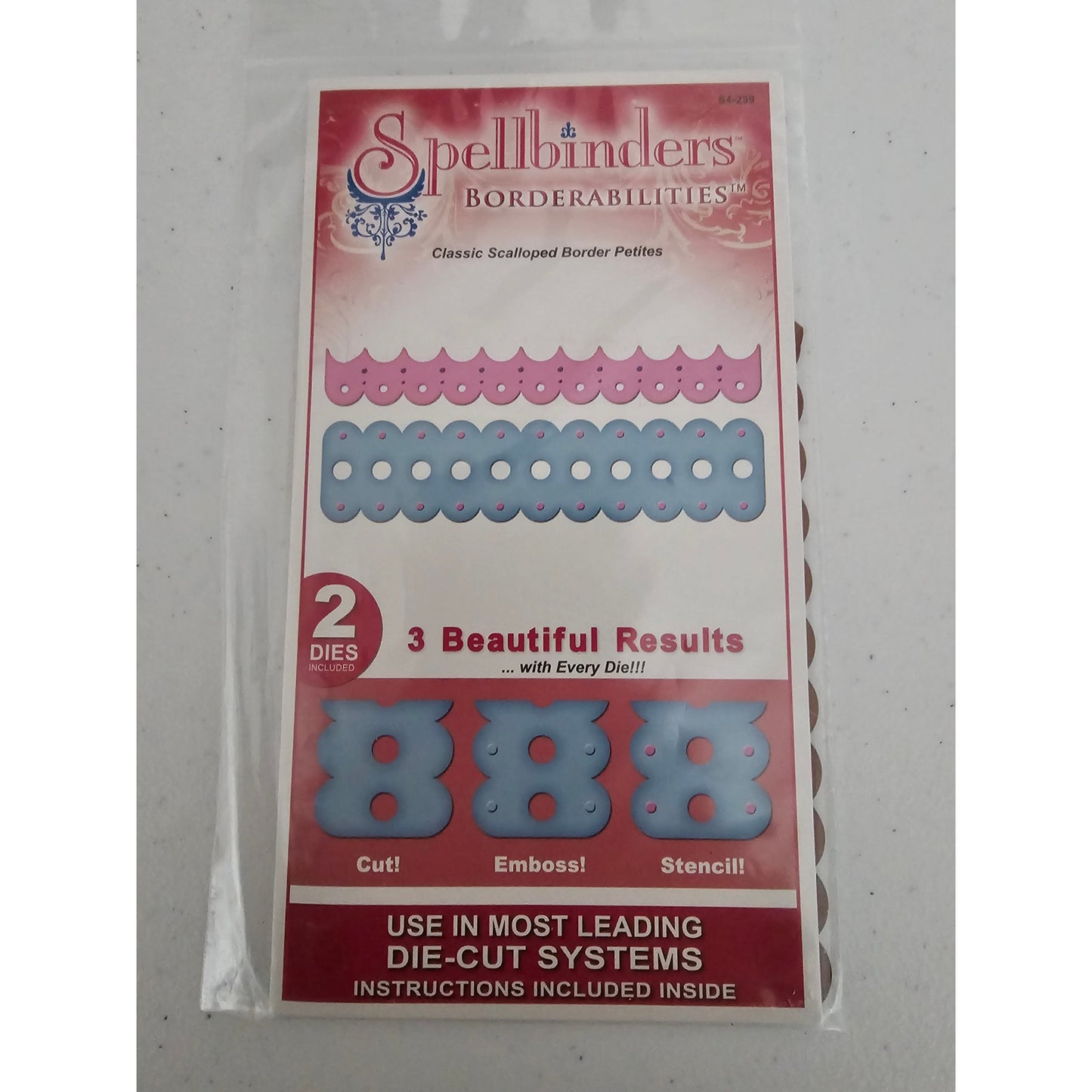 Spellbinders Borderabilities Steel Craft Die Classic Scalloped Border Petites