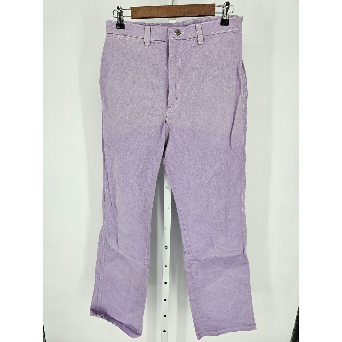 Vintage 1980s Wrangler Womens Sz 14 Bootcut Jeans Light Lavender Purple