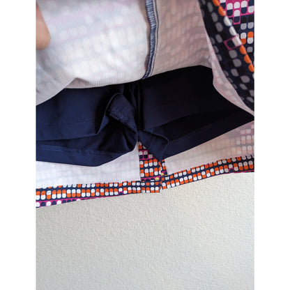 Slazenger Golf Womens Sz 2 Skirt Skort Athletic Colorful Polka Dot