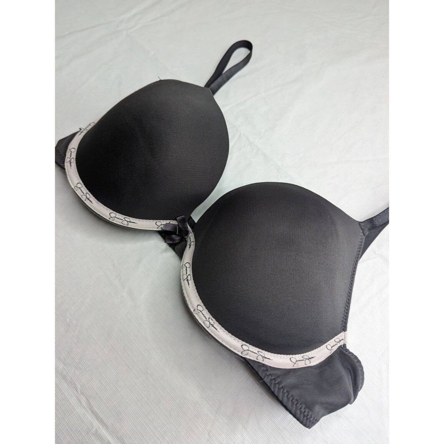 Jessica Simpson Mujer Sz 36C Sujetador Push Up Acolchado Negro