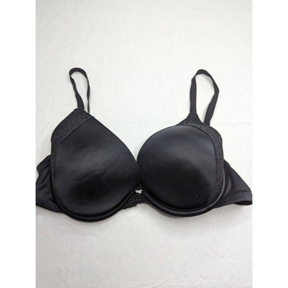 Maidenform Womens Sz 36C Comfort Devotion T Shirt Bra solid Black