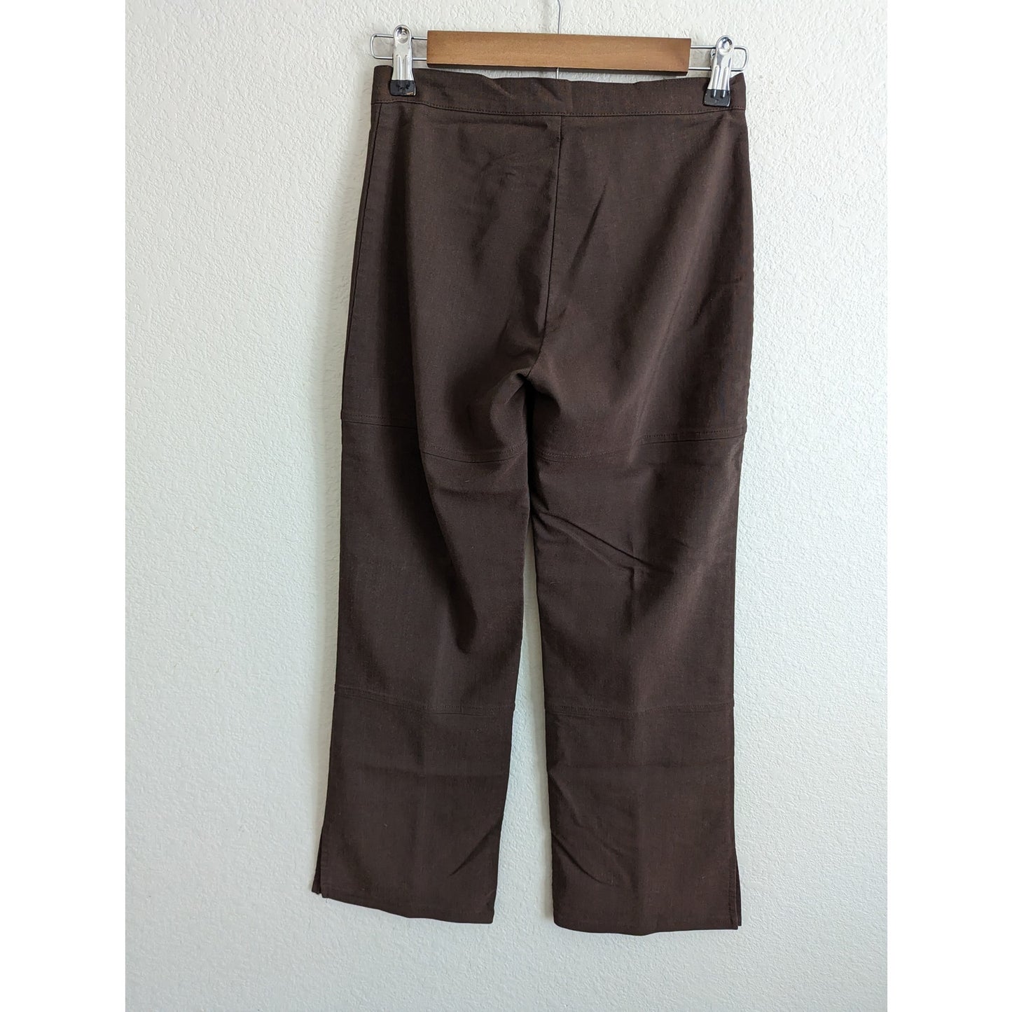 Vintage Y2K Anytime California Womens Sz s Stretchy Pull On Pants Brown