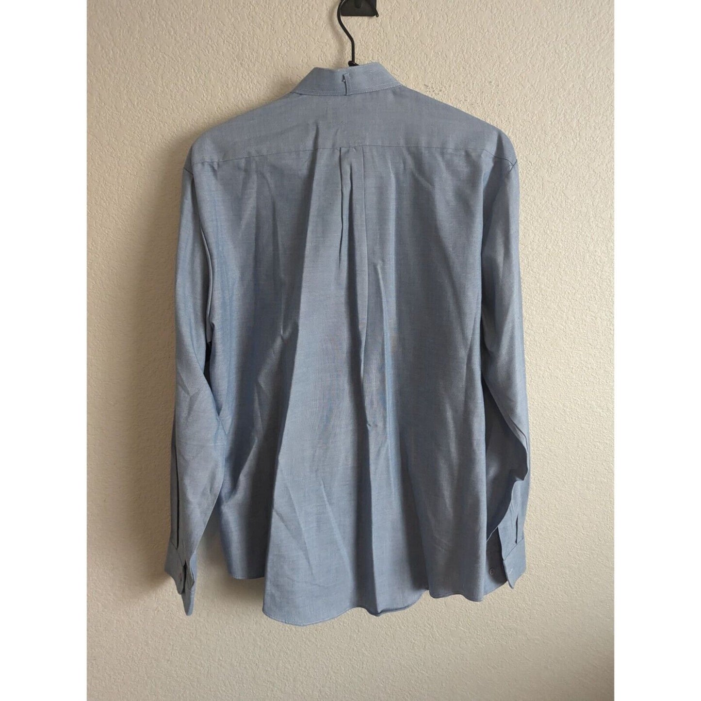 Vintage Fashion Gear Womens Sz L Long Sleeve Button Down Shirt Light Blue