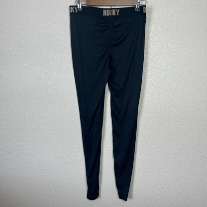 Rocky Womens Sz M Black Athletic Compression Leggings