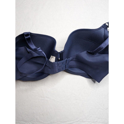 Warners Simply Perfect Womens Sz 36D Dark Blue Demi Bra Style TA4356