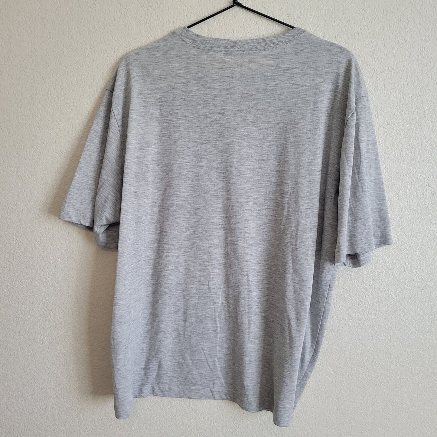 REI Mens Sz L Short Sleeve Crewneck Athletic T Shirt Light Gray