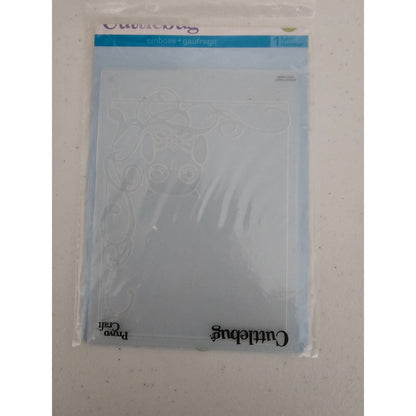 Cuttlebug Provo Crafts Embossing Folder Owl Scroll Frame